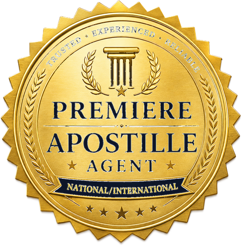 Premiere Apostille Agent seal — National / International